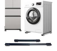 Rulli per apparecchi pesanti, max 82 cm, rulli estensibili di seconda generazione, base per lavatrice mobile spostare facilmente lavatrici, asciugatrici, frigoriferi, mobili (ruota di aggiornamento)