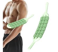 Rulli Per Gambe Muscolari - Rullo Massaggio Muscolare Tre File,Strumento Regolabile di Rilassamento per Polpaccio Coscia Schiena Allenamento Yoga Training per il Corpo dei Principianti