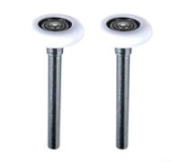 Rulli per porta del garage, confezione da 10 pezzi da 5 cm, in nylon con cuscinetti 6200 zz, accessori hardware in gomma per guida residenziale (70 x 190)