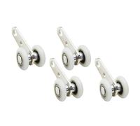 Rulli per porte doccia, Rulli for porte scorrevoli 2/4 pezzi Binari for tende Sospesi Binario for armadi Ferramenta for finestre(A 4PCS)