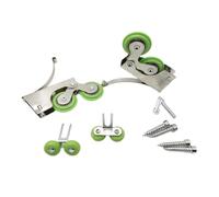 Rulli Per Porte Per Mobili Mobili In Acciaio E Nylon Set Porte Scorrevoli Movimenti Mobile E Facile Da Mobile Tranquillità Rulli Supporto Primaverili