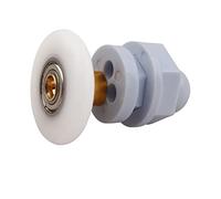 Rulli per porte scorrevoli, 4 Pcs Shower Door Rollers 19/23/25/27/29 MM Shower Room Sliding Door Pulley Pulley Arc Bathroom Glass Track Wheel (Color : 25mm)