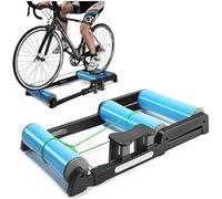 Rulli pieghevoli per bicicletta, con staffa per allenamento e resistenza, per mountain bike, bici da strada, bici da strada