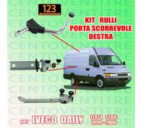 RULLI PORTA SCORREVOLE DESTRA IVECO DAILY DAL 1999 AL 2006 - KIT 3 PEZZI
