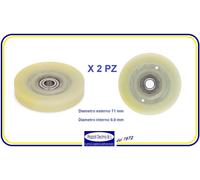 RULLI RUOTA GOMMA CUSCINETTO TENDICINGHIA PULEGGIA ASCIUGATRICE ELECTROLUX AEG