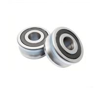 Rulli scorrevoli che sopportano LFR5201-10 NPP, puleggia inferiore rotonda della scanalatura di 12×15×36 millimetro per i sistemi di movimento lineare, rullo d'acciaio del cuscinetto a basso rumore ad