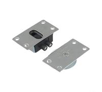 Rulli scorrevoli della porta della ruota per l'acciaio inossidabile di uso della famiglia con progettazione di nylon efficiente