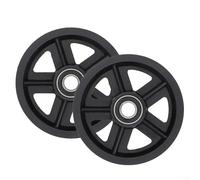 Rulli scorrevoli per porta da fienile da 120 mm, con puleggia in lega di zinco e nylon, progettati per un sistema stabile con binario sospeso e una lunga durata
