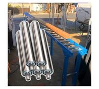 Rulli trasportatori di ricambio for sega da tavolo - 5 pezzi, 32 24 12 8 10 16 18 17 pollici, installazione a pressione con molla(L200MMxDia25MM)