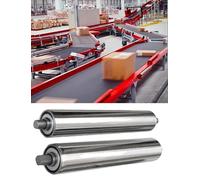 Rulli trasportatori for edilizia - Diametro 1" 1,3" 1,5" 2" 2,4", 4 pezzi, parte di ricambio for trasmissione a rulli in acciaio inossidabile(50mm/2in,35.4in)