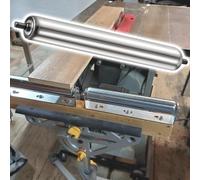 Rulli trasportatori Rullo trasportatore per lavorazione del legno da 25 mm di diametro, Rulli in acciaio inossidabile di facile installazione, Dimensioni personalizzabili(Pack of 5,10cm (3.9in))