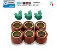 RULLI VARIATORE E CURSORI ORIGINALI PIAGGIO BEVERLY RST 4T 4V IE 300 2010 2011