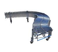 Rulliera estensibile in acciaio a doppio rullo mm.600x1500/5900xh.550-860 per mo