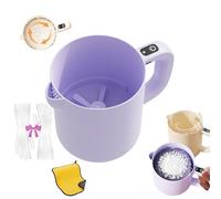 rullino Elettrico Multifunzione Per Uova,Portatile Senza Fili, 1 L, Miscelatore Automatico E Colino Con Piastra Filtrante Integrata, Per Latte In Polvere, Uova, Pastella, Latte E Frusta