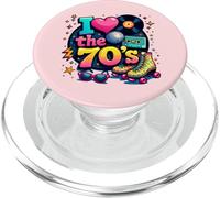 Rullo a cassette in vinile retrò I Love the 70s Funky Party anni '70 PopSockets PopGrip per MagSafe