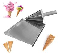 Rullo a cono in acciaio inox con superficie antiaderente, strumento riutilizzabile per uso professionale e domestico