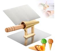 Rullo a cono per waffle - Stampo ergonomico per pizzelle per panetterie e snack - superfici lisce per dolcetti perfetti