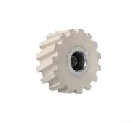 Rullo a pressione in gomma per macchine bordatrici, 1 pezzo con diametro 65 mm e diametro interno 8/12 mm per un uso affidabile (65 x 8 x 28 mm)