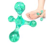 Rullo a sfera per massaggio, 8,2 x 8,5 cm, palla da massaggio, strumento di massaggio multifunzionale portatile portatile, palle a per l'uso dei muscoli della schiena,