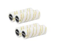Rullo a spazzola Rullo for pavimenti in microfibra Lavabile a basso rumore Rotazione facile da usare, compatibile con Karcher, FC3 FC3D FC5 FC5D FC7(4pcsA)