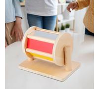 Rullo a tamburo rotante Montessori, riconoscimento del colore, giocattolo in