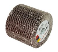 Rullo abrasivo a lamelle x satinatrice 100x120 mm gr 80