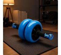 Rullo Addominale a Doppia Ruota Silenzioso Ab Roller Wheel