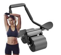 Rullo Addominale | Attrezzatura Silenziosa Con Rimbalzo Automatico | Ruota per Esercizi del Core - Per Donne, Adolescenti, Adulti, Principianti, Casa, Palestra, Appartamento, Dormitorio