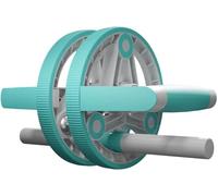 rullo addominale, Ruota Ab Roller for l'allenamento della forza addominale e del core, perfetta attrezzatura for palestra domestica for le donne(Grün)