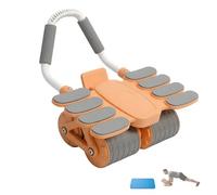 Rullo Addominale. Ruota Addominali con Rimbalzo Automatico, Ab Roller con Supporto per i Gomiti, Include Supporto. Kit per Allenamento a Casa per Principianti.