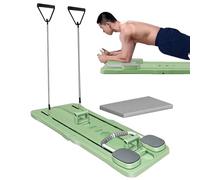 Rullo Addominale, Set di Riformare Pilates Sicuro, Cuscini Spaiuti per Gomiti Strumento Automatico per Uomini Donne Centro Equilibrio Posteriore