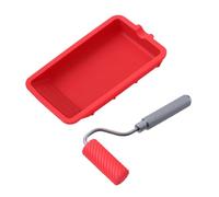 Rullo adesivo multiuso con tecnologia con scanalature inclinate, applicazione uniforme per progetti artigianali professionali, rullo adesivo in silicone facile da pulire