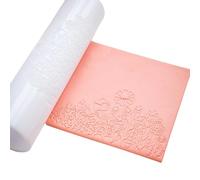 Rullo Argilloso Acrilico Per La Produzione Orecchini Con Motivi Floreali E Facile Impugnatura Colpa Per Texture Strumento Ceramica Stampo Strumento Texture Argillica Acrilica Rullo