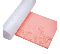 Rullo Argilloso Acrilico Per La Produzione Orecchini Con Motivi Floreali E Facile Impugnatura Colpa Per Texture Strumento Ceramica Stampo Strumento Texture Argillica Acrilica Rullo