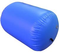 Rullo Barile Aria Ginnastica Rullo gonfiabile Air Track da 60/70/90 cm, for ginnastica con pompa, casa/tumbling(Blue,100x60cm)