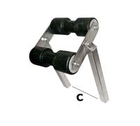 Rullo basculante centrale tubo 30 m - 1 PZ Osculati - 02.030.30 - 0203030
