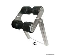 OSCULATI Rullo Basculante Centrale Tubo 30 x 30 mm
