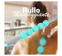 RULLO BASTONE MASSAGGIO MUSCOLARE 45.5CM GAMBE, SCHIENA, MIGLIORA CIRCOLAZIONE
