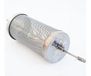 RULLO CASTAGNE POP CORN E PATATINE in acciaio inox per girarrosto