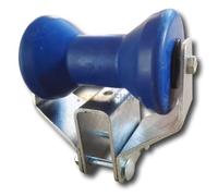 RULLO CENTRALE ANTERIORE BLU CARRELLO ELLEBI CON SUPPORTO