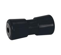 Rullo Centrale Nero 185 mm Ø Foro 21 mm per Rimorchi Porta Imbarcazioni