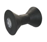 RULLO CENTRALE NERO 205X155 MM Ø foro 25 MM ACCESSORI CARRELLO BARCA NAUTICA