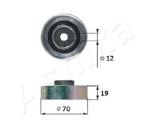Rullo cinghia trapezoidale 129-08-815 ASHIKA per SUZUKI SWIFT II Hatchback