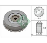 Rullo cinghia trapezoidale 532 0381 20 INA per MITSUBISHI HYUNDAI KIA