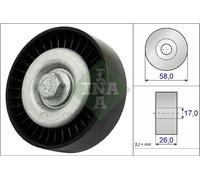 Rullo cinghia trapezoidale 532 0669 10 INA per MERCEDES-BENZ CLASSE A