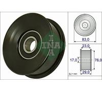 Rullo cinghia trapezoidale 532 0730 10 INA per LAND ROVER RANGE ROVER SPORT I