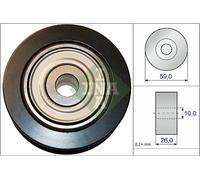 INA 532 0737 10 Galoppino guidacinghia, cinghia Poly-V