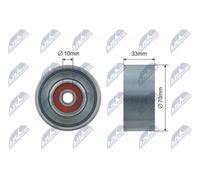 Rullo cinghia trapezoidale Metallo RNK-NS-022 NTY per NISSAN NOTE MICRA III JUKE
