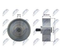 Rullo cinghia trapezoidale Metallo RNK-TY-007 NTY per TOYOTA HILUX VI Pick-up
