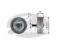 GATES T36182 Galoppino guidacinghia, cinghia Poly-V